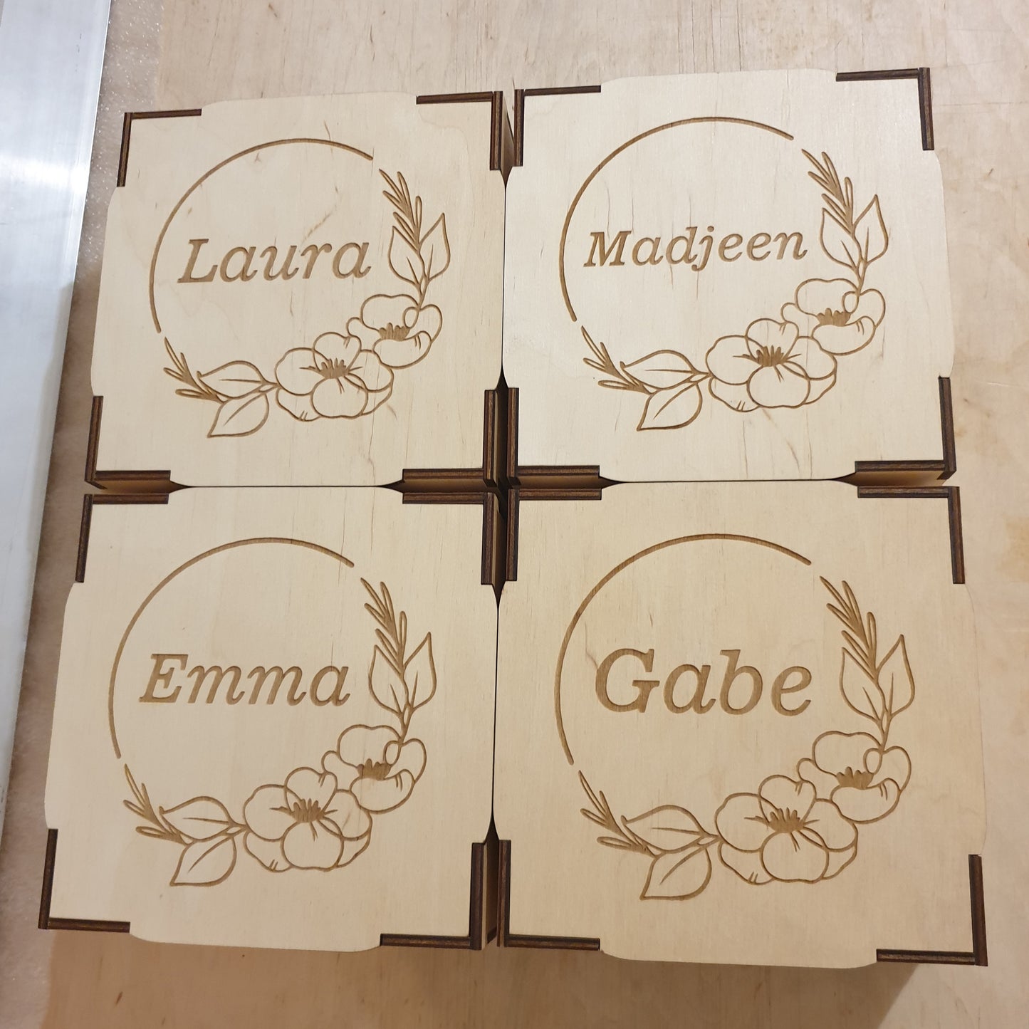 Wood Boxes 100 pcs (100*40*100 MM) Custom Wood Boxes With Logo, Wooden Boxes, Personalized Wood Boxes, Personalized Boxes