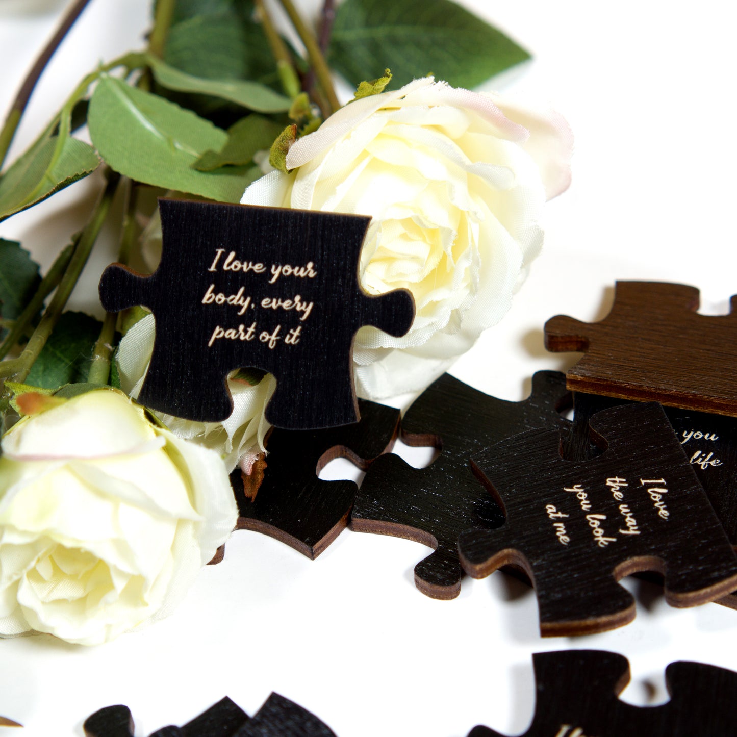 "Reasons Why I Love You" Personalized Name Puzzle (12/20/32/44 PCS), Puzzle Box, Personalized Gift For Boyfriend/Girlfriend.