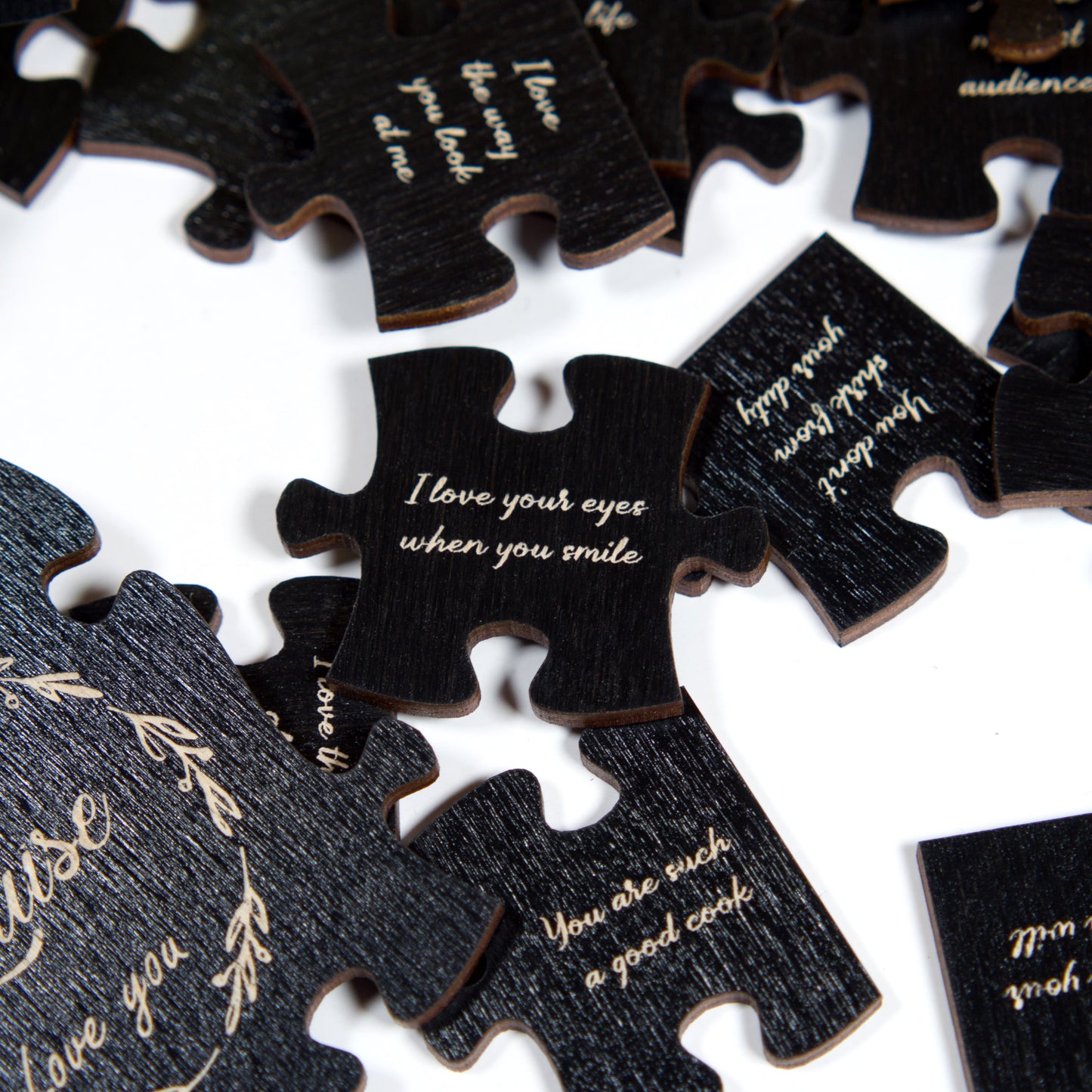 "Reasons Why I Love You" Personalized Name Puzzle (12/20/32/44 PCS), Puzzle Box, Personalized Gift For Boyfriend/Girlfriend.