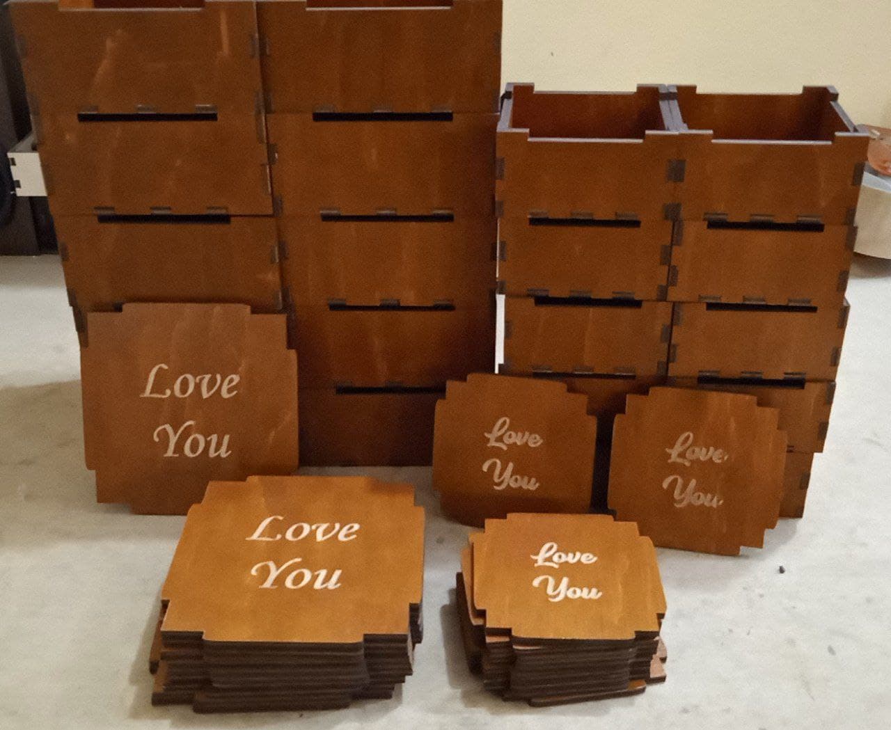 Wood Boxes 100 pcs (100*40*100 MM) Custom Wood Boxes With Logo, Wooden Boxes, Personalized Wood Boxes, Personalized Boxes